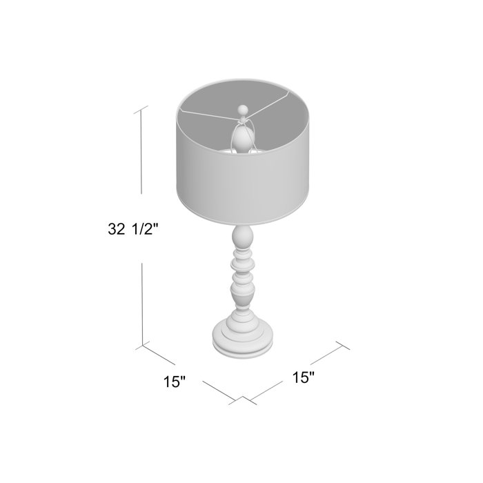 One Allium Way® Biggerstaff Resin Buffet Lamp & Reviews Wayfair